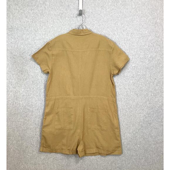 Pact Romper Shorts Size L The Harbour Organic Cotton Hemp Lightweight Casual - Picture 6 of 16